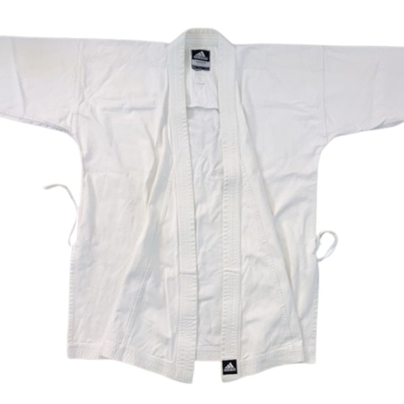 ADIDAS  Karate Elite SEK jacket jiu jitsu SHORI white Kumite Fighter Master Gi - Picture 10 of 14